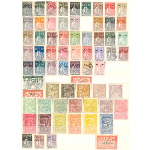 295 - Portuguese Colonies; attractive collection in stockbook (25 sides with stamps) of Moçambique ... 