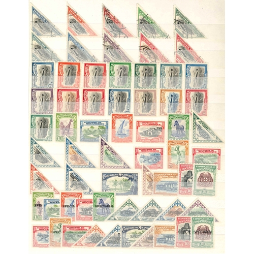 295 - Portuguese Colonies; attractive collection in stockbook (25 sides with stamps) of Moçambique ... 