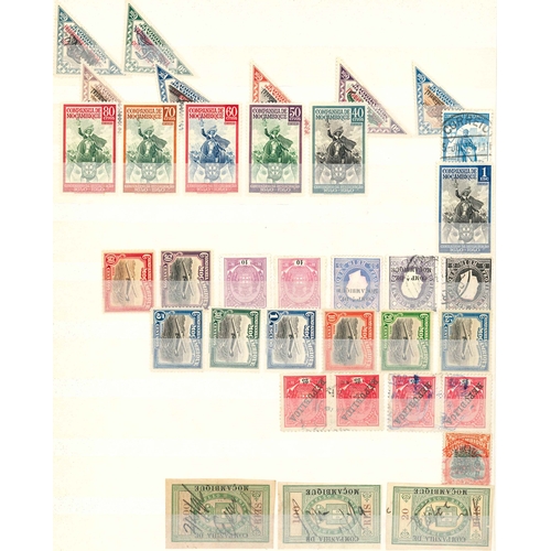 295 - Portuguese Colonies; attractive collection in stockbook (25 sides with stamps) of Moçambique ... 