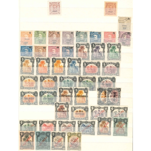 295 - Portuguese Colonies; attractive collection in stockbook (25 sides with stamps) of Moçambique ... 