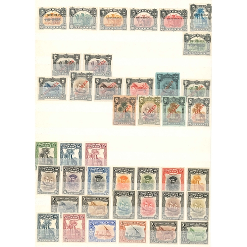 295 - Portuguese Colonies; attractive collection in stockbook (25 sides with stamps) of Moçambique ... 