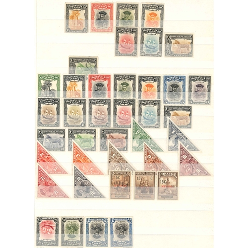 295 - Portuguese Colonies; attractive collection in stockbook (25 sides with stamps) of Moçambique ... 