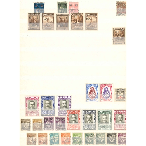 295 - Portuguese Colonies; attractive collection in stockbook (25 sides with stamps) of Moçambique ... 