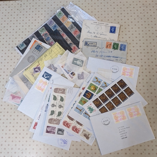 367 - Mixed Lots; plastic tub with a reasonable quality world mix of stamps. Some in exchange book remaind... 