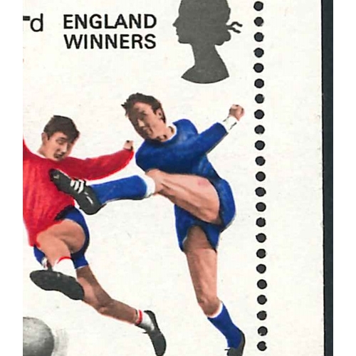 2733 - UK; 1966 England Winners 4d u.m. corner six-block, one with the 