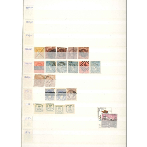 2375 - Spain; stockbook (32 sides) of 1860s to early 2000s mint and used. Decent general range with very li... 