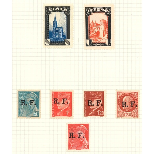 95 - France; 1849-1958 mainly used (mainly fine) collection on 35 pages with reasonable range of Cé... 