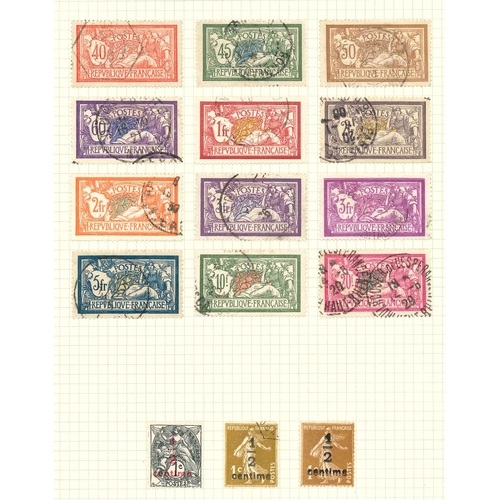 95 - France; 1849-1958 mainly used (mainly fine) collection on 35 pages with reasonable range of Cé... 