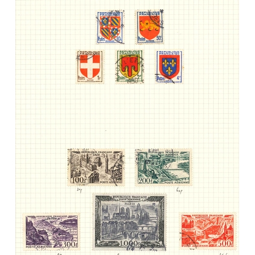 95 - France; 1849-1958 mainly used (mainly fine) collection on 35 pages with reasonable range of Cé... 