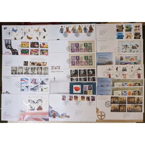 3106 - UK FDCs; 2006-09 bundle of 55 different Bureau covers.