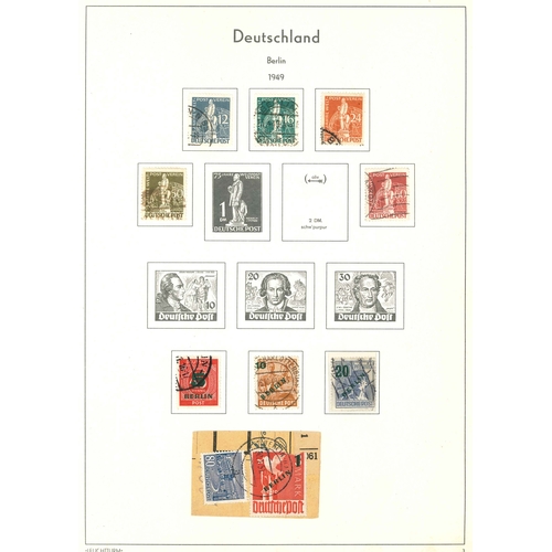 142 - Germany; West Berlin; 1948-72 collection in album, mainly g./f.u. to 1960, then mainly u.m. Some bet... 