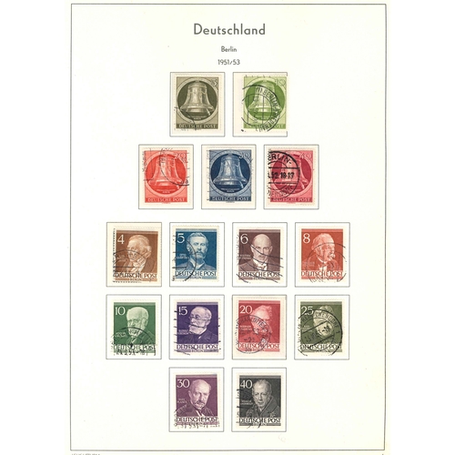 142 - Germany; West Berlin; 1948-72 collection in album, mainly g./f.u. to 1960, then mainly u.m. Some bet... 