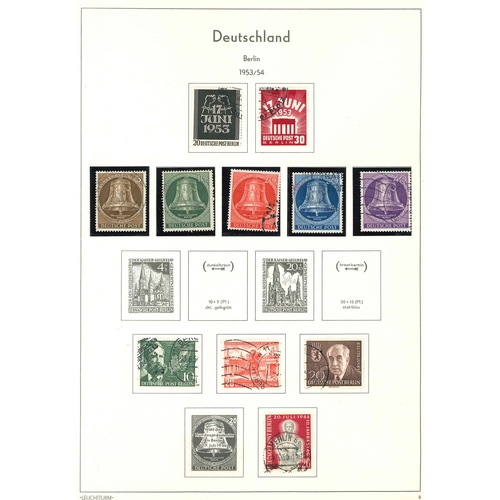 142 - Germany; West Berlin; 1948-72 collection in album, mainly g./f.u. to 1960, then mainly u.m. Some bet... 