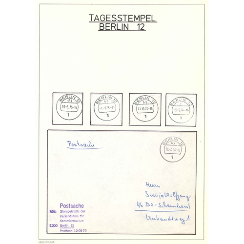 142 - Germany; West Berlin; 1948-72 collection in album, mainly g./f.u. to 1960, then mainly u.m. Some bet... 