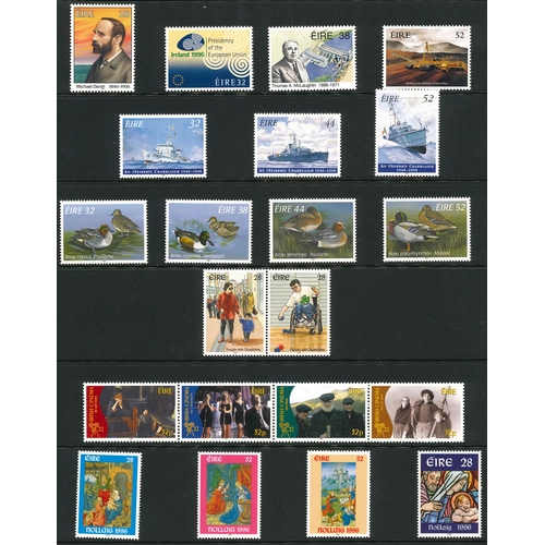 1988 - Ireland; 1996 commems year pack, face value I£15.10