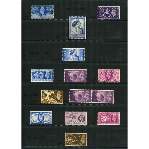 771 - UK Collections; 1937-70 (and a few later) m. & u. colln. on stockleaves. Decent run of KG6 inc. ... 