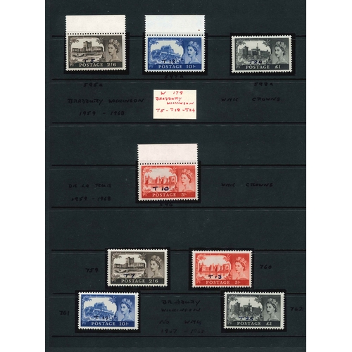 771 - UK Collections; 1937-70 (and a few later) m. & u. colln. on stockleaves. Decent run of KG6 inc. ... 