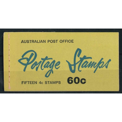 1380 - Australia; Booklets; 1966 60c booklet with waxed interleaves, very fine u.m. SG SB39a cat.£130... 