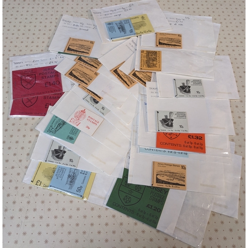 3381 - Jersey; Booklets; mixed tub of duplicated booklets, mainly fine u.m. Face value £79 (plus &pou... 