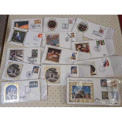 3083 - UK FDCs; 1981-84 (and odds later) box of Benham 