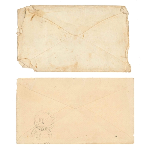 2524 - USA; c.1852-58 six covers with Washington 3c, and four later.