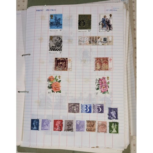 381 - Collections; world collection on loose pages, probably put together about 1960s-80s, and mainly comm... 