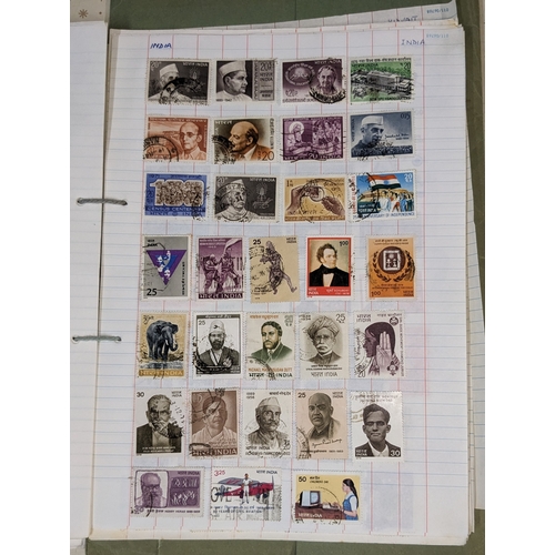 381 - Collections; world collection on loose pages, probably put together about 1960s-80s, and mainly comm... 