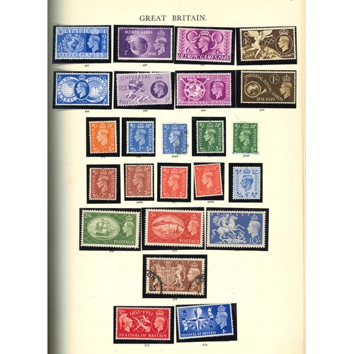 764 - UK Collections; 1936-72 (and a few later) m. & u. colln. in SG Windsor binder. KG6 inc. 1937-47 ... 