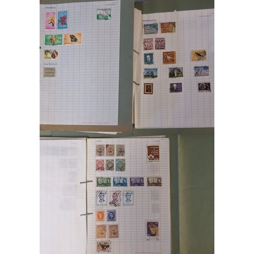 381 - Collections; world collection on loose pages, probably put together about 1960s-80s, and mainly comm... 