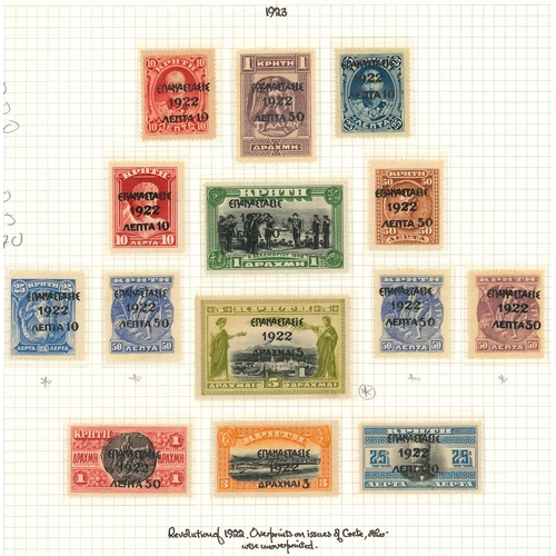 153 - Greece; 1901-60 useful collection neatly presented on twenty pages mint and used. See illustrations ... 