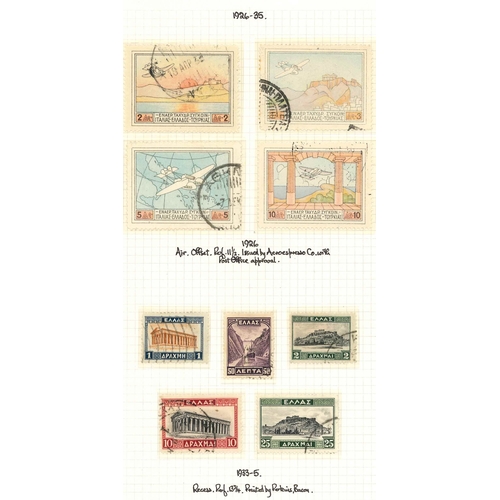 153 - Greece; 1901-60 useful collection neatly presented on twenty pages mint and used. See illustrations ... 