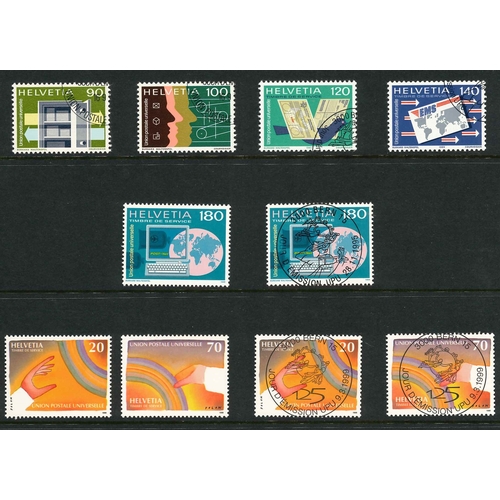 343 - Switzerland; International Organisations; useful mint (mainly u.m.) and used (some c.t.o.) collectio... 