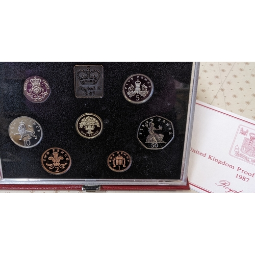 1147 - UK Coins; Proof Sets; 1987 proof set.