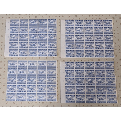 1750 - Germany; 1942-43 Military Field Post (rouletted) – 360 examples, mainly in u.m. blocks of 20 o... 