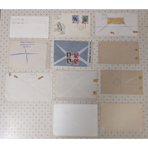 1057 - Covers; 1946-58 selection of 11 covers, all addressed to Miss Mildred Hodson (of famed philatelic en... 