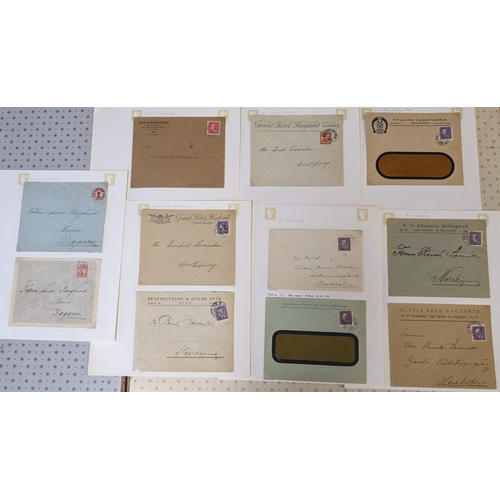 2387 - Sweden; 1906-49 (but mainly 1920s) seln. of covers with TPO cancels (various PKXP numbers) (27).... 