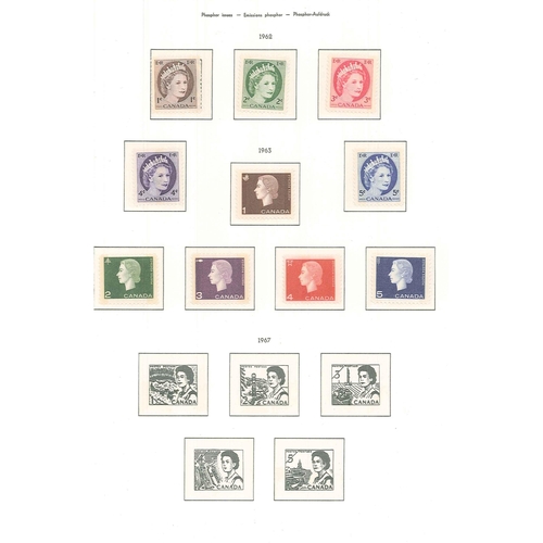 47 - Canada; 1937-71 mint collection on page, fairly complete, generally l.m.m./m.m. earlier and u.m. lat... 