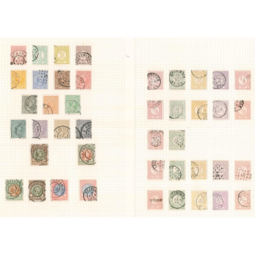 248 - Netherlands; 1864-c.1941 useful used collection on pages, laid out by different perfs etc. but not a... 