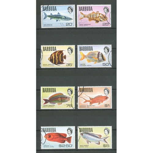 1411 - Barbuda; 1968 defins the eight Fish designs f.u., SG 20a-27 cat.£14.55. (See also Barbuda lot 1333.)... 