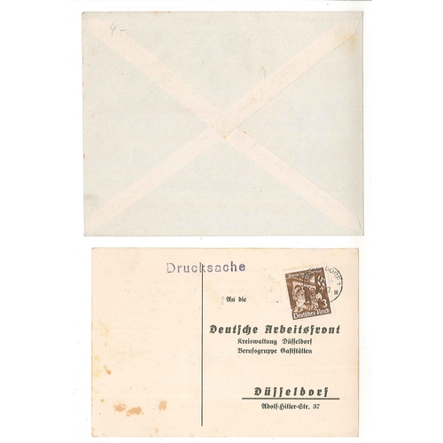 1727 - Germany; 1935-44 seln. of covers, cards, and fronts. (9)