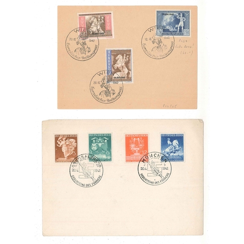 1727 - Germany; 1935-44 seln. of covers, cards, and fronts. (9)