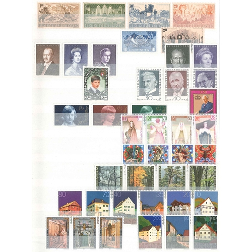 2068 - Liechtenstein; 1917-85 small mint range inc. 1920 opt. set (6) l.m.m., 1942 Separation set (5) u.m.,... 