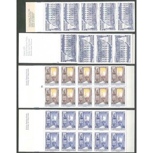 2450 - Sweden; Booklets; four different 