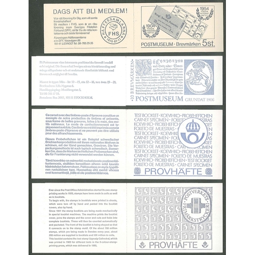 2450 - Sweden; Booklets; four different 