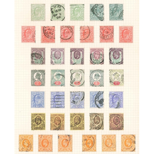 2639 - UK; 1902-13 between two and six of each of the set of 15 used. Many average cancels but a few better... 