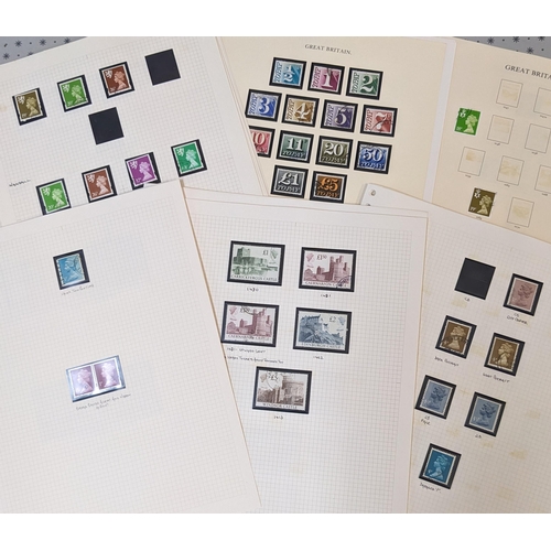 2817 - UK; 1971-93 Machin definitives used collection on Windsor and plain pages, including high values and... 