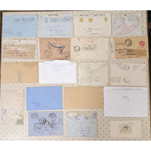 3201 - UK Postal History; c.1901-93 small bundle of covers all with 