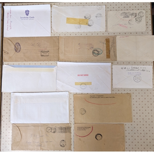 3201 - UK Postal History; c.1901-93 small bundle of covers all with 