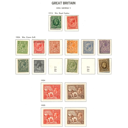 3386 - UK Collections; 1902-51 m. & u. colln. of KE7 to KG6 on ten printed pages (some in wrong places)... 