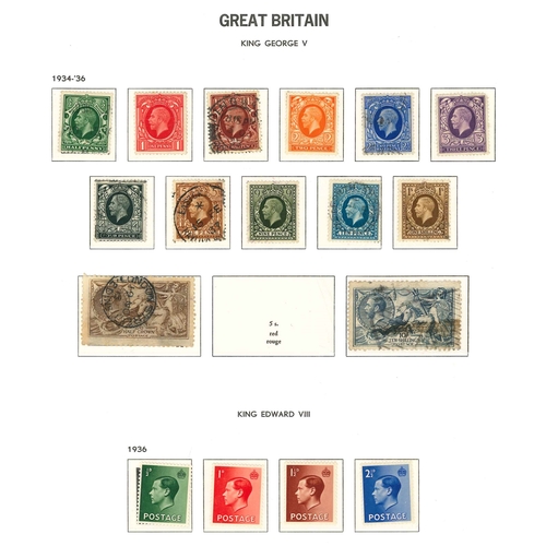 3386 - UK Collections; 1902-51 m. & u. colln. of KE7 to KG6 on ten printed pages (some in wrong places)... 